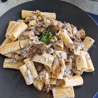 Mushroom rigatoni at Hippocampus in Protaras