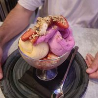 Vegan ice cream at Hippocampus in Protaras