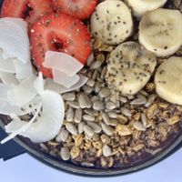 Açaí bowl from the brunch menu   at Hippocampus in Protaras