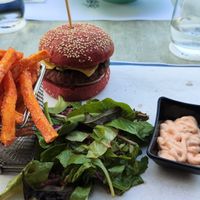 Burger at Hippocampus in Protaras