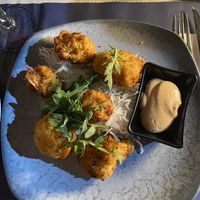 Cauliflower spicy bites  at Hippocampus in Protaras