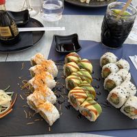 Vegan sushii  at Hippocampus in Protaras