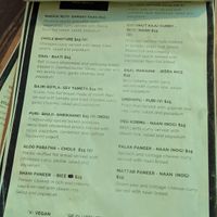 Menu  at Twin Flames in Ellenbrook