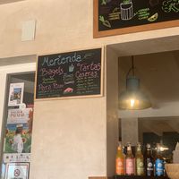 Menú para desayunos y meriendas  at A-Frame Oasis in El Palmar De Vejer