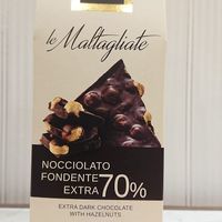 Dark chocolate with hazelnuts - vegan at MLTZ Gourmet Chocolates in Central Singapore