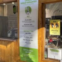 Menu at Etyok Vegan Kebab in Nuremberg