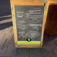 Menu at Etyok Vegan Kebab in Nuremberg