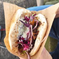 Veganer Döner mit Erbsenprotein Schnetzel at Etyok Vegan Kebab in Nuremberg