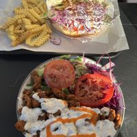 Schüssel und das Kombi-Menü  at Etyok Vegan Kebab in Nuremberg