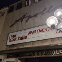 lovely sign at Etyok Vegan Kebab in Nuremberg