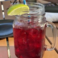 Hibiscus beverage  at Lovina in Calistoga
