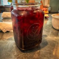 Hibiscus 🌺 aqua fresca  at Lovina in Calistoga