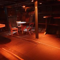 Downstairs seating area at Alte Utting in Munich