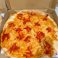 Baked ziti pizza at Pat D's Pizza in Howell