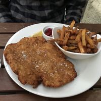 Sellerie Schnitzel at Spezlwirtschaft in Munich