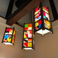 It’s the little things like these lanterns that make it a nice, cosy place. at Jumonji Cafe 十文字カフェ in Kuroishi