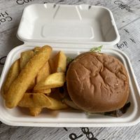 Vegan Burger at The Misty in Isle Of Skye