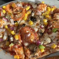 12” vegetable pizza with vegan cheeze    at The Misty in Isle Of Skye