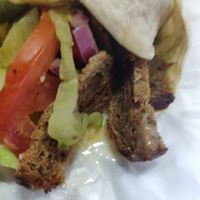Seitan gyros wrap at Bites7060 in Larnaca
