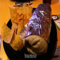 Big burrito from Flaming Amy's at Flaming Amy's Burrito Barn in Wilmington