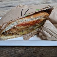 Vegan burger at Bistro Bärenblick in Bad Rippoldsau Schapbach