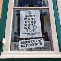 Hours of operation  at Kajüte 1876 in Friedrichstadt