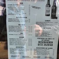 Menu at Kajüte 1876 in Friedrichstadt