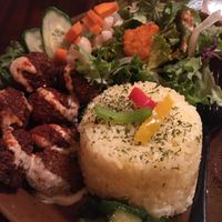 Felafel plate at Tee's - Maybe closed in Naoshima