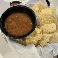Chips and salsa …included!!   at Pepitas Vegan Taqueria in Denton