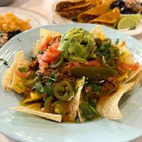 Small nachos  at Pepitas Vegan Taqueria in Denton