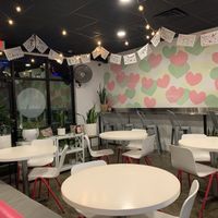 Sitting area   at Pepitas Vegan Taqueria in Denton