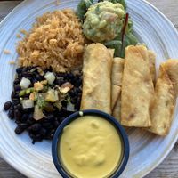 Veggie flautas  at Pepitas Vegan Taqueria in Denton