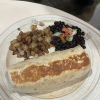 Breakfast burrito  at Pepitas Vegan Taqueria in Denton