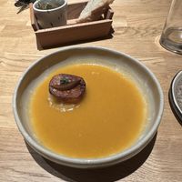 Sauerkrautcremesuppe  at Hummelbude in Essen