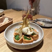 Linsencrepe mit Yuzueis  at Hummelbude in Essen