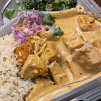 Curry with tofu at Eat Zawadi in Durango