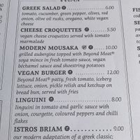 Vegan section  at Istros in Kos