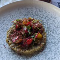 Smoked aubergine at Istros in Kos