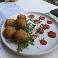 Vegan cheese croquettes at Istros in Kos