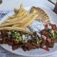 Vegan gyros at Istros in Kos