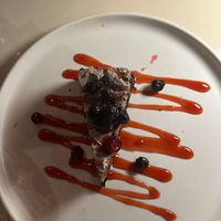 Vegan brownie  at Istros in Kos