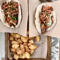 Vegan Gyros Plate   at Istros in Kos