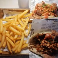 Vegan gyros at Istros in Kos