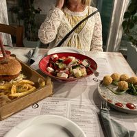Vegan cheese croquettes with tomato marmalade at Istros in Kos