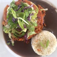 Pastel Azteca  at Plantivoros in Playa Del Carmen