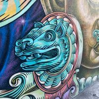 Exterior wall at Plantivoros in Playa Del Carmen