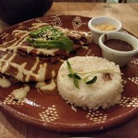 Tacos with mole at Plantivoros in Playa Del Carmen