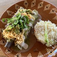 Flautas  at Plantivoros in Playa Del Carmen