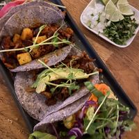 Tacos at Plantivoros in Playa Del Carmen