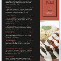 Menu at Plantivoros in Playa Del Carmen